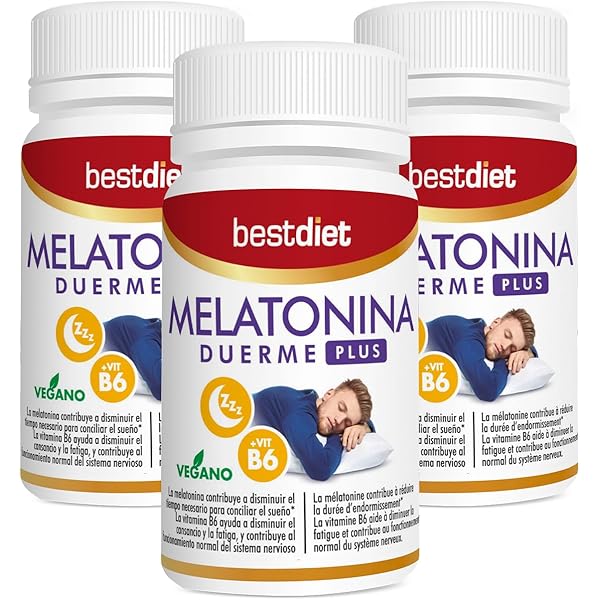 SleepNight - 60 Capsulas Melatonina + Vitamina B6